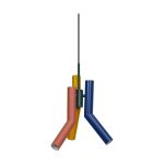 Ledvance Decor Straw Pendelarmatuur Staal Meerkleurig | Geschikt voor 3X E27